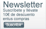 Newsletter - Suscríbete y llévate 10 euros de descuento en tus compras. Suscribir Newsletter - Suscríbete y llévate 10 euros de descuento en tus compras. Suscribir